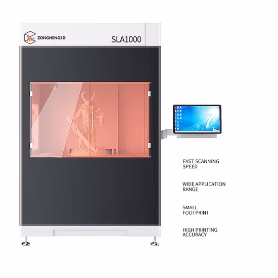 Impresora 3D industrial de alta precisión de formato más grande SLA con CE